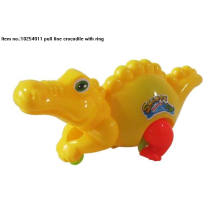 Cartoon Pull Line Crocodile Toys with Bell